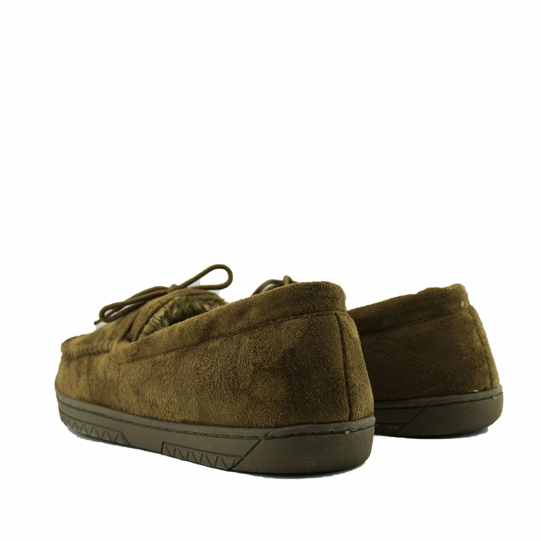 Kickfootwear Winter Moccasin Faux Sheepskin Slippers - Brown 4 Kickfootwear Winter Moccasin Faux Sheepskin Slippers - Brown