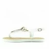 Kickfootwear WOMENS Daisy Flower Jelly Sandals - White