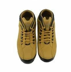 Kickfootwear MENS Groundwork Leather Classic Comfort Safety Boots - Honey