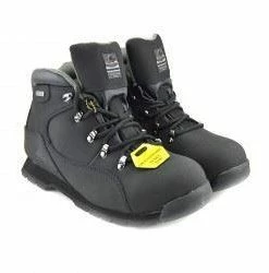 Kickfootwear Groundwork Leather Comfort Safety Boots - Black GR66 MENS