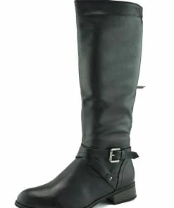 Kickfootwear Winslet Buckle Long Winter Boots - Black WOMENS
