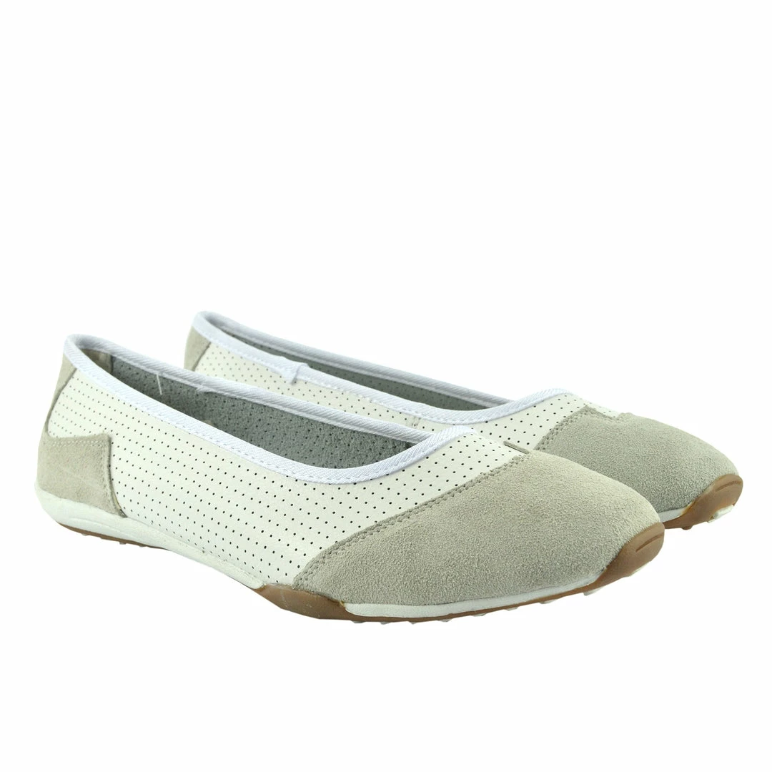 Kickfootwear Ballerina Dolly Pumps Comfort Sole Flat Shoes - White F80261 WOMENS 3 Kickfootwear Ballerina Dolly Pumps Comfort Sole Flat Shoes - White F80261 WOMENS