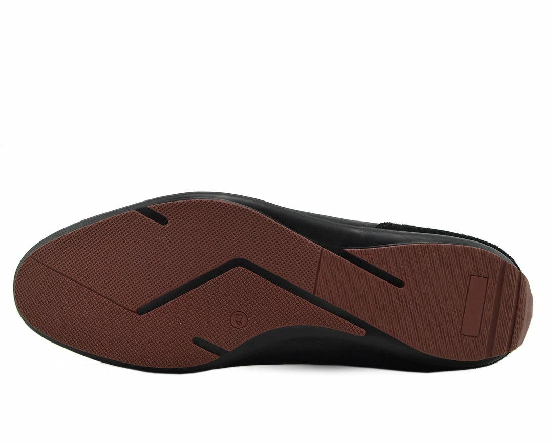 Kickfootwear MENS Vale Leather Smart Lace Up Trainer Shoes - Black 5 Kickfootwear MENS Vale Leather Smart Lace Up Trainer Shoes - Black