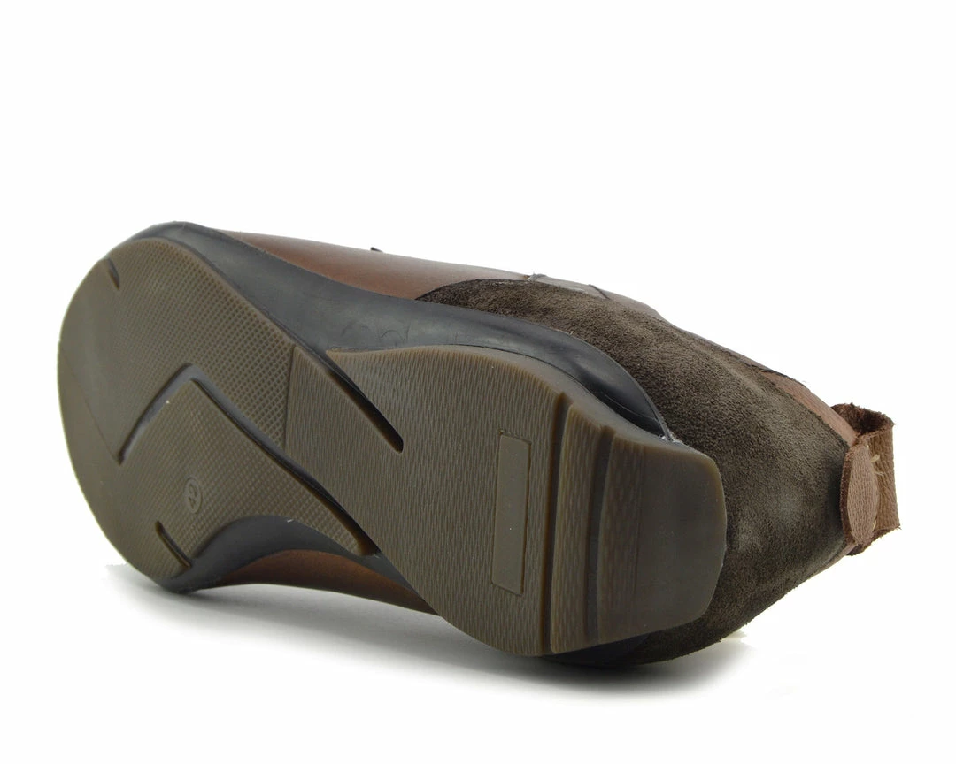 Kickfootwear Vale Leather Smart Lace Up Trainer Shoes - Tan 6 Kickfootwear Vale Leather Smart Lace Up Trainer Shoes - Tan