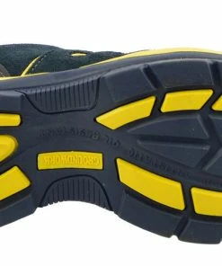 Kickfootwear Groundwork Mens Gents Lightweight Trainer Work Safety Boots Steel Toe - Navy