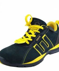 Kickfootwear Groundwork Mens Gents Lightweight Trainer Work Safety Boots Steel Toe - Navy