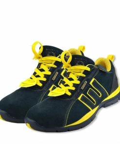 Kickfootwear Groundwork Mens Gents Lightweight Trainer Work Safety Boots Steel Toe - Navy