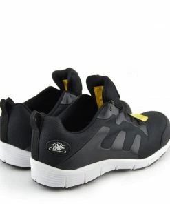 Kickfootwear Groundwork Mens Lightweight Steel Toe Safety Trainers - Black-White 8 Kickfootwear Groundwork Mens Lightweight Steel Toe Safety Trainers - Black-White