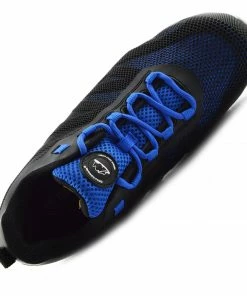 Kickfootwear Groundwork Mens Lightweight Steel Toe Safety Trainers - Black-Blue