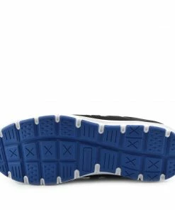 Kickfootwear Groundwork Mens Lightweight Steel Toe Safety Trainers - Black-Blue