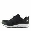 Kickfootwear Groundwork Mens Lightweight Steel Toe Safety Trainers - Black-White