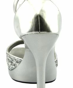 Kickfootwear High Party Slingback Sandals - Silver WOMENS