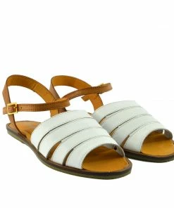 Kickfootwear Tilly Leather Menorcan Slingback Sandals - White WOMENS 4 Kickfootwear Tilly Leather Menorcan Slingback Sandals - White WOMENS