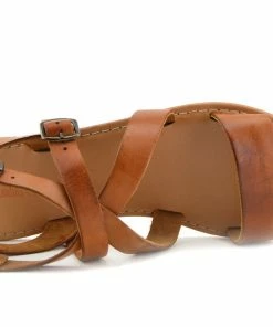 Kickfootwear Selma Leather Buckle Strap Gladiator Sandals - Orange WOMENS 9 Kickfootwear Selma Leather Buckle Strap Gladiator Sandals - Orange WOMENS