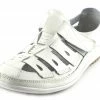 Kickfootwear Sandford Easy Fasten Comfort Walking Strap Shoes - White WOMENS