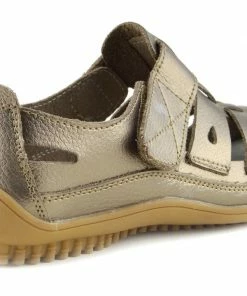 Kickfootwear Sandford Easy Fasten Comfort Walking Strap Shoes - Bronze WOMENS