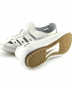 Kickfootwear Sandford Easy Fasten Comfort Walking Strap Shoes - White WOMENS
