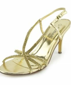 Kickfootwear Strappy Party Slingbacks - Gold