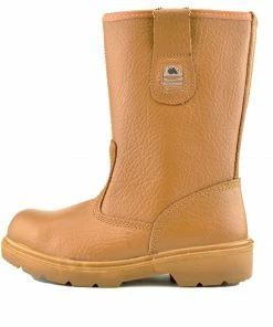 Kickfootwear Mens Groundwork Long Pull On Dealer Boots - Honey