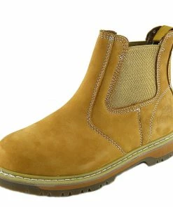 Kickfootwear Groundwork Leather Elasticated Dealer Boots - Tan MENS