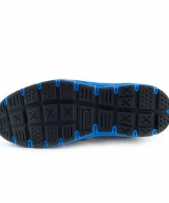 Kickfootwear MENS Groundwork Steel Toe Lightweight Safety Trainers - Black-Blue