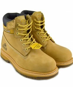Kickfootwear MENS Groundwork Classic High Ankle Work Safety Boots - Tan