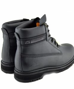 Kickfootwear Groundwork Classic High Ankle Work Safety Boots - Black