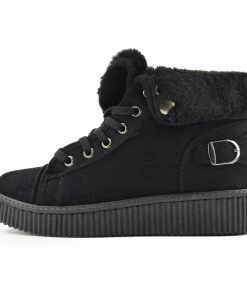 Kickfootwear Avril Skater Creeper Trainers - Black WOMENS