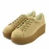 Kickfootwear Summer Nude Creeper Trainers - Nude
