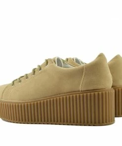Kickfootwear Summer Nude Creeper Trainers - Nude