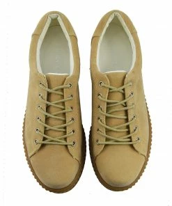 Kickfootwear Summer Nude Creeper Trainers - Nude