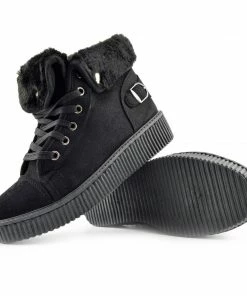 Kickfootwear Avril Skater Creeper Trainers - Black WOMENS