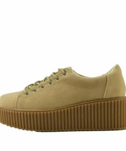 Kickfootwear Summer Nude Creeper Trainers - Nude