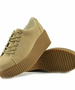 Kickfootwear Summer Nude Creeper Trainers - Nude