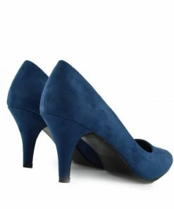 Kickfootwear Smart Kitten Heel Casual Shoes - Teal WOMENS