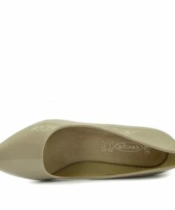 Kickfootwear Smart Kitten Heel Casual Shoes - Nude