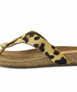 Kickfootwear WOMENS Natural Leather Comfort Sandals - Leopard