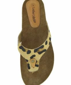 Kickfootwear WOMENS Natural Leather Comfort Sandals - Leopard