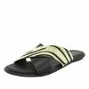 Kickfootwear Leather Cross Strap Zebra Sandals