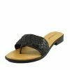 Kickfootwear Leather Summer Flip Flops - Black F0931 WOMENS