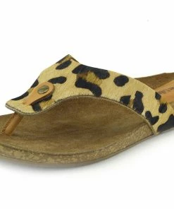 Kickfootwear WOMENS Natural Leather Comfort Sandals - Leopard