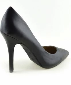 Kickfootwear Pointed Stiletto Smart Court Shoes - Black Matte WOMENS 7 Kickfootwear Pointed Stiletto Smart Court Shoes - Black Matte WOMENS