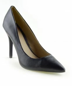 Kickfootwear Pointed Stiletto Smart Court Shoes - Black Matte WOMENS 8 Kickfootwear Pointed Stiletto Smart Court Shoes - Black Matte WOMENS