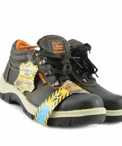 Kickfootwear Rocklander Leather Trim Detail Safety Boots MENS