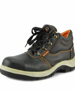 Kickfootwear Rocklander Leather Trim Detail Safety Boots MENS