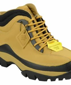 Kickfootwear Womens Safety Steel Toe Boots - Honey
