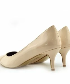 Kickfootwear Smart Low Nude Kitten Heels