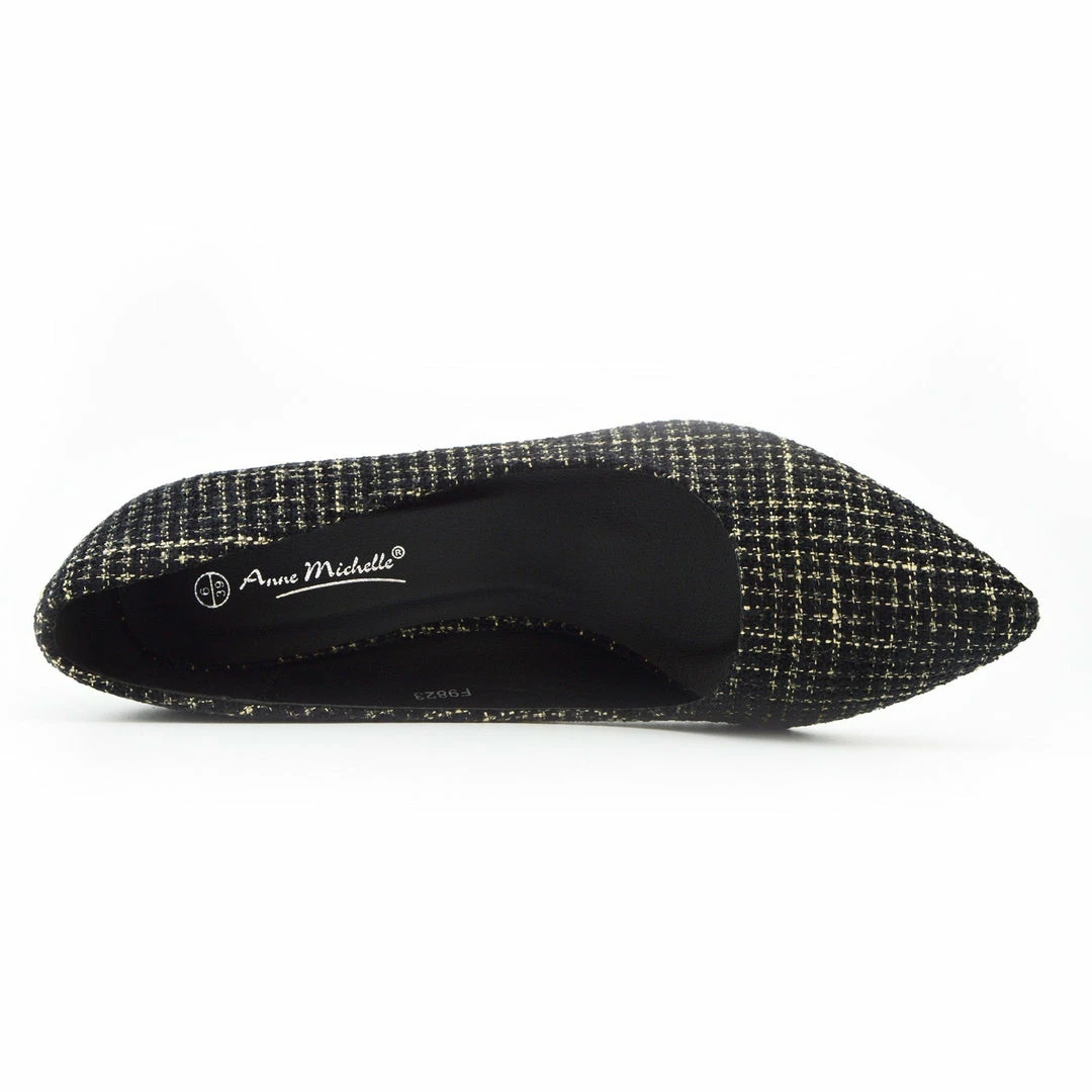 Kickfootwear Tweed Kitten Heels Smart Shoes 5 Kickfootwear Tweed Kitten Heels Smart Shoes