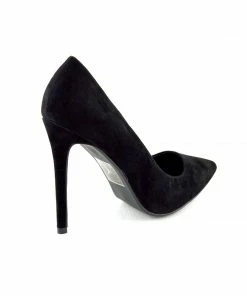 Kickfootwear High Pointed Stiletto Court Shoes - Black WOMENS