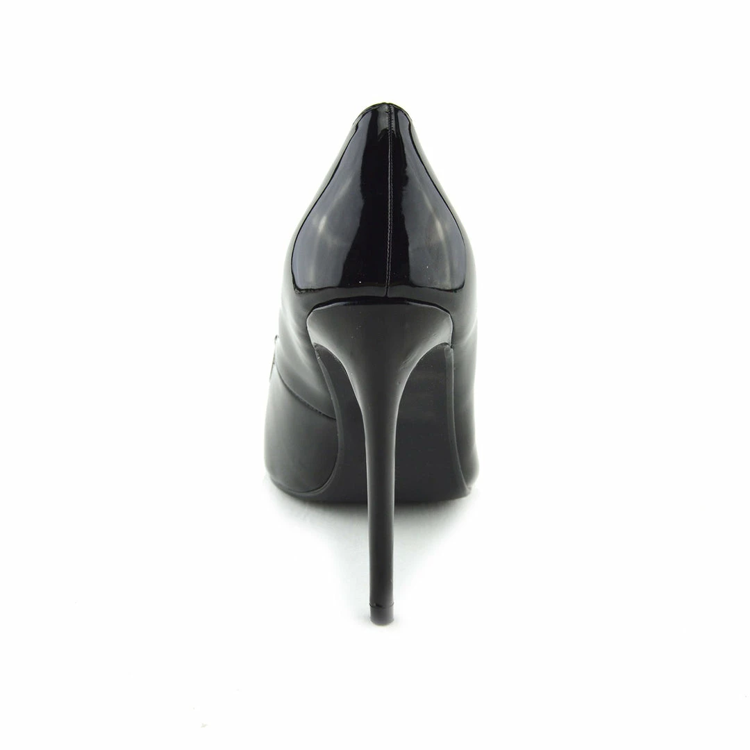 Kickfootwear High Shine Stiletto Court Shoes - Black Patent WOMENS 3 Kickfootwear High Shine Stiletto Court Shoes - Black Patent WOMENS